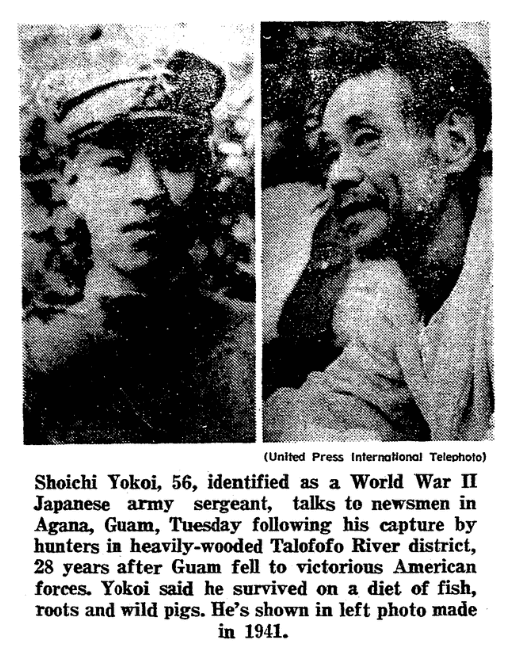 Japanese World War II Soldier Shoichi Yokoi Hid 27 Years In Forest To ...